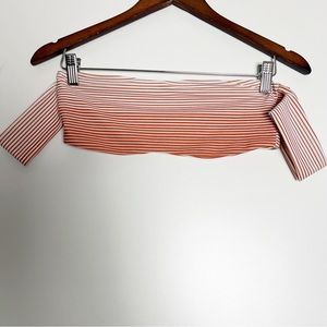 Stone fox swim striped Wendy top